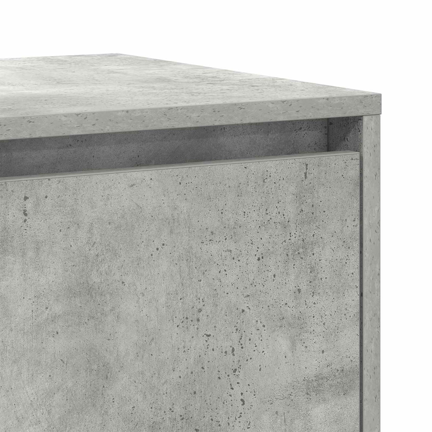 Credenza Grigio cemento 135 x 41 x 75 cm Legno multistrato