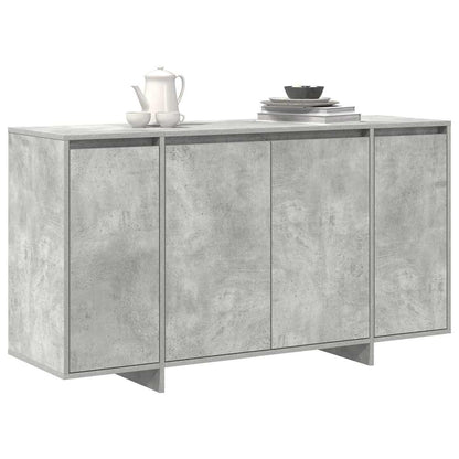 Credenza Grigio cemento 135 x 41 x 69 cm Legno multistrato - homemem39