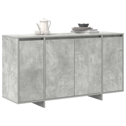 Credenza Grigio cemento 135 x 41 x 75 cm Legno multistrato