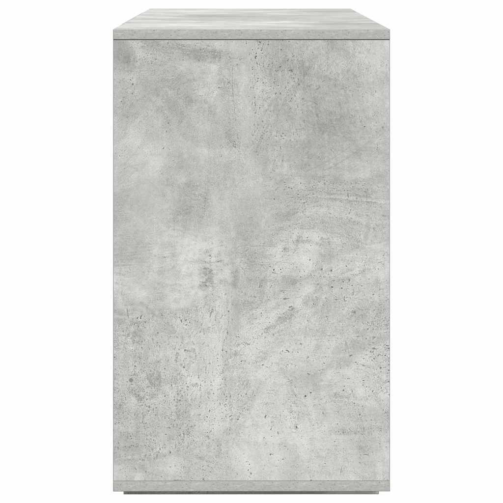Credenza Grigio cemento 135 x 41 x 69 cm Legno multistrato - homemem39