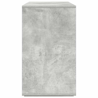 Credenza Grigio cemento 135 x 41 x 69 cm Legno multistrato - homemem39
