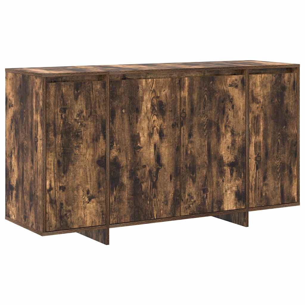 Credenza Rovere fumo 135 x 41 x 69 cm Legno multistrato - homemem39