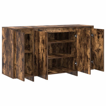 Credenza Rovere fumé 135 x 41 x 75 cm Legno multistrato