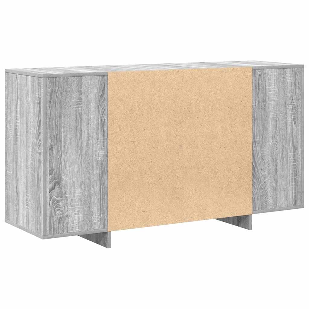 Credenza Grigio sonoma 135 x 41 x 69 cm Legno multistrato - homemem39