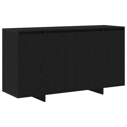 Credenza Rovere nero 135 x 41 x 69 cm Legno multistrato - homemem39