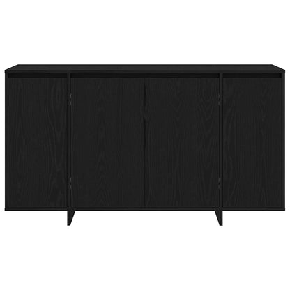 Credenza Rovere nero 135 x 41 x 69 cm Legno multistrato - homemem39