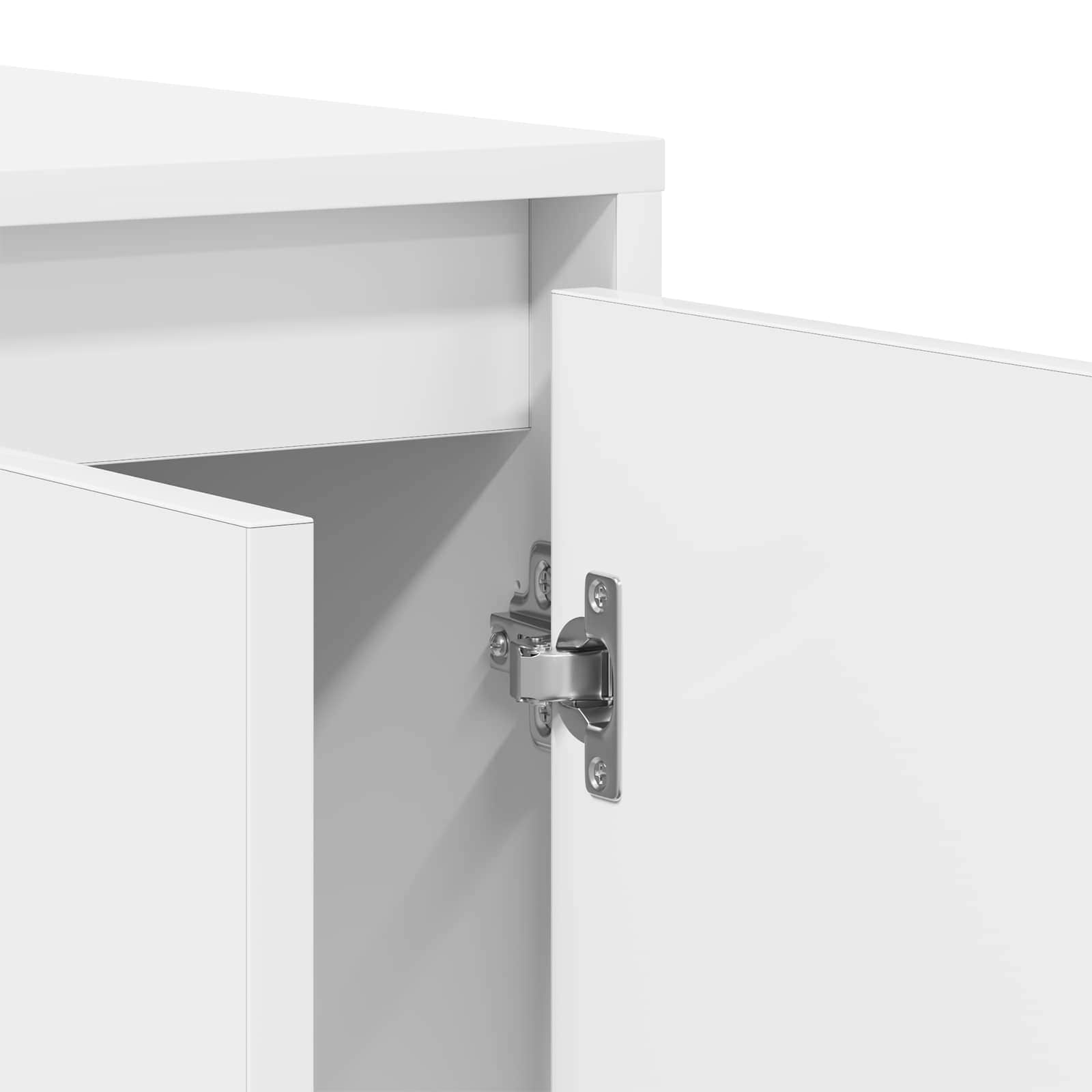 Credenza Bianco 120 x 41 x 75 cm Legno multistrato | homemem39