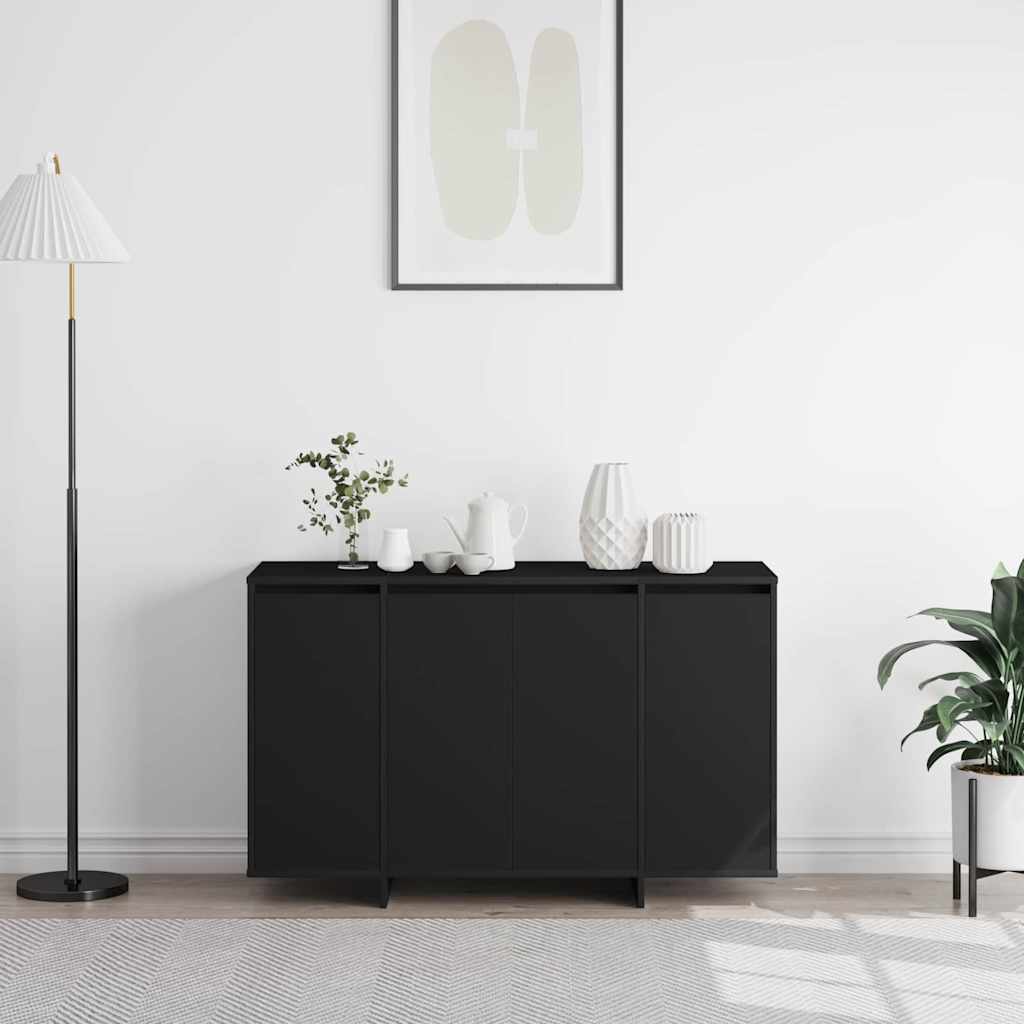 Credenza Nero 120 x 41 x 75 cm Legno multistrato - homemem39