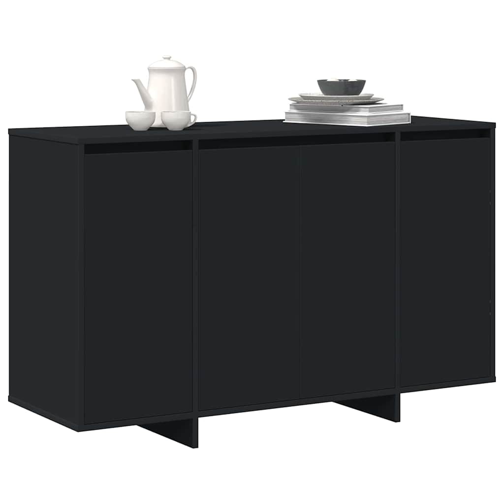 Credenza Nero 120 x 41 x 75 cm Legno multistrato - homemem39