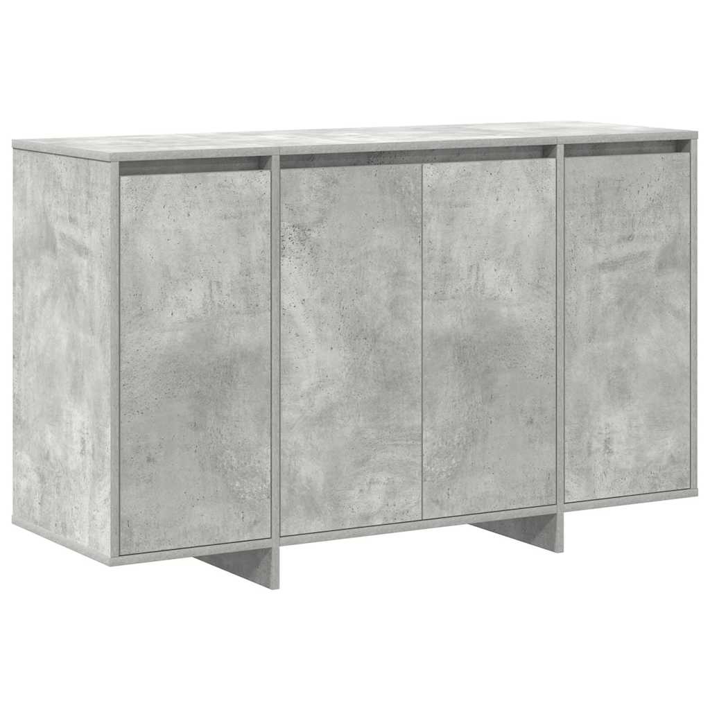Credenza Grigio cemento 120 x 41 x 75 cm Legno multistrato - homemem39