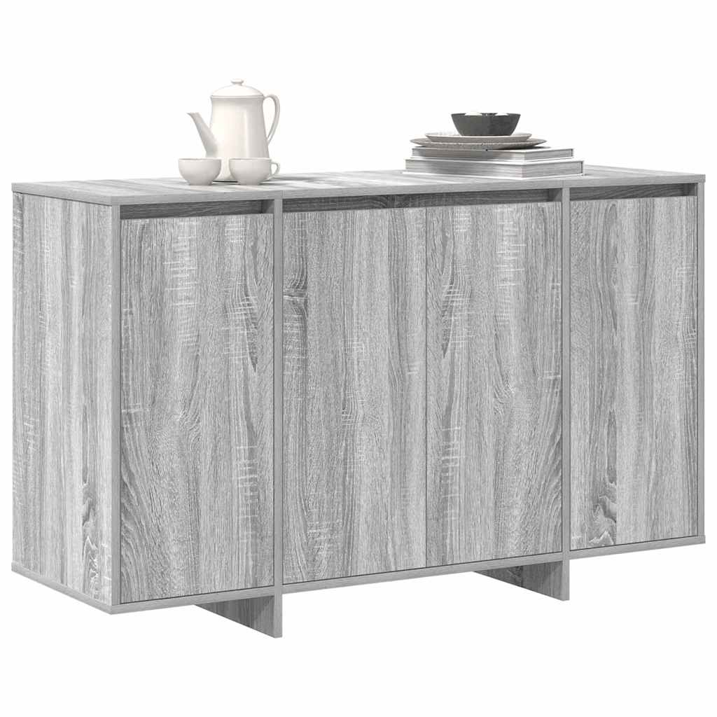 Credenza Grigio sonoma 120 x 41 x 75 cm Legno multistrato - homemem39