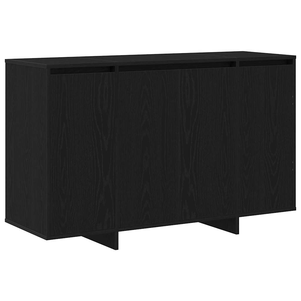 Credenza Rovere nero 120 x 41 x 75 cm Legno multistrato