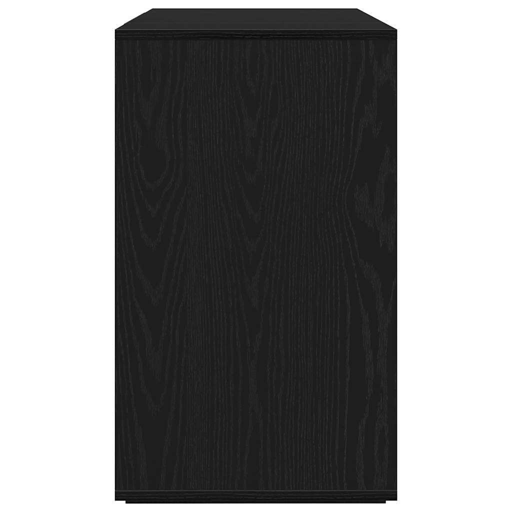 Credenza Rovere nero 120 x 41 x 75 cm Legno multistrato