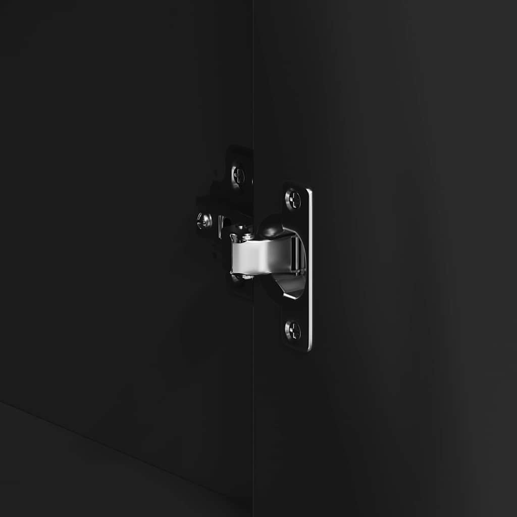 Credenza con cassetto Nero 120 x 41 x 75 cm Legno multistrato