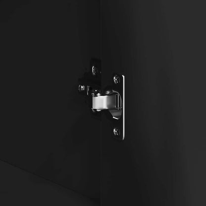 Credenza con cassetto Nero 120 x 41 x 75 cm Legno multistrato