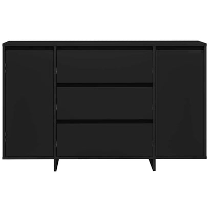 Credenza con cassetto Nero 120 x 41 x 75 cm Legno multistrato
