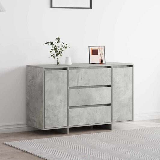 Credenza Grigio cemento 120 x 41 x 75 cm Legno multistrato
