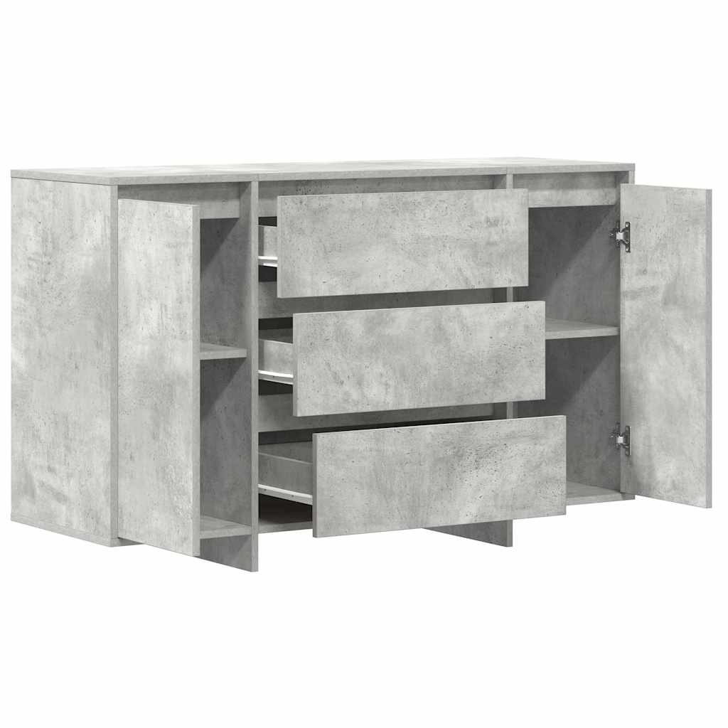 Credenza Grigio cemento 120 x 41 x 75 cm Legno multistrato