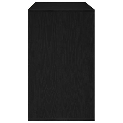Credenza Rovere nero 120 x 41 x 75 cm Legno multistrato