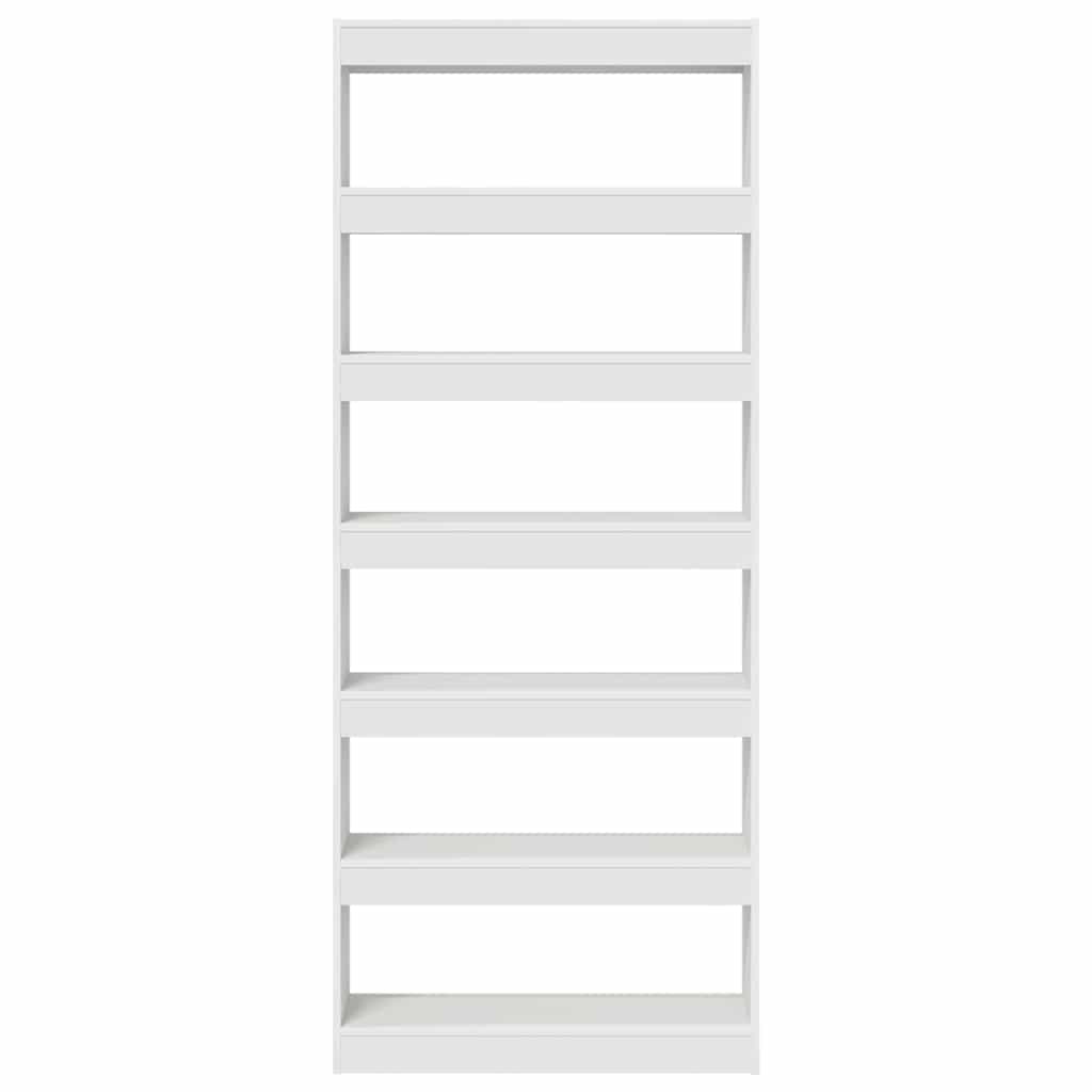 Libreria Bianco 80 x 30 x 198 cm Legno multistrato