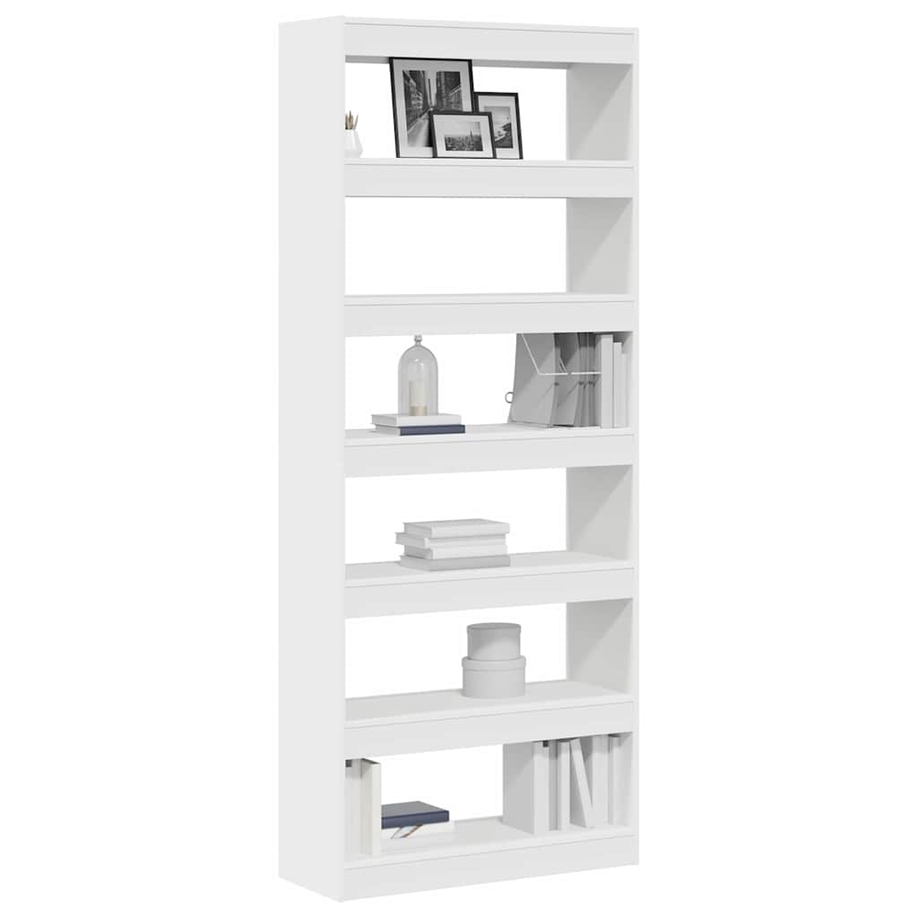 Libreria Bianco 80 x 30 x 198 cm Legno multistrato