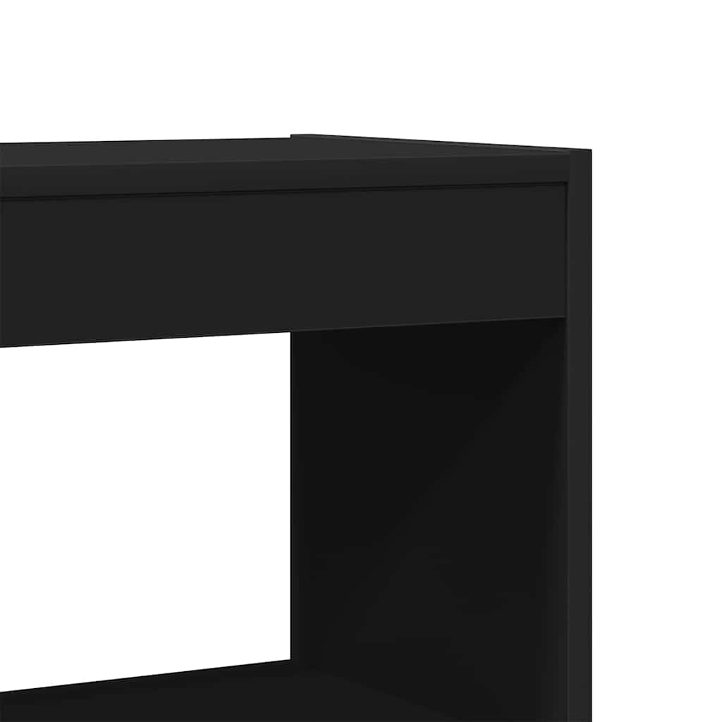 Libreria Nero 80 x 30 x 198 cm Legno multistrato