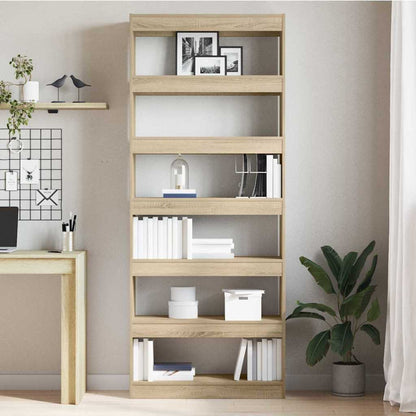 Libreria rovere sonoma 80 x 30 x 198 cm Legno multistrato