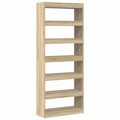 Libreria rovere sonoma 80 x 30 x 198 cm Legno multistrato