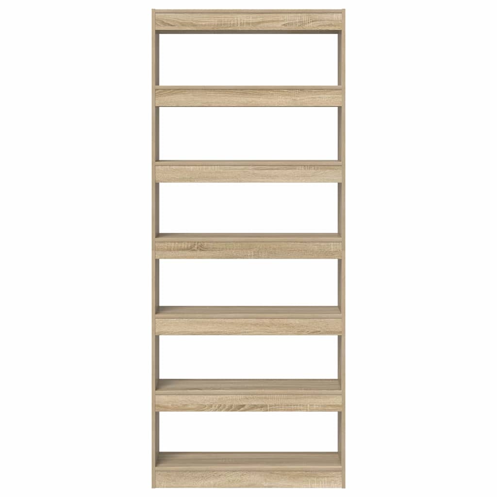 Libreria rovere sonoma 80 x 30 x 198 cm Legno multistrato