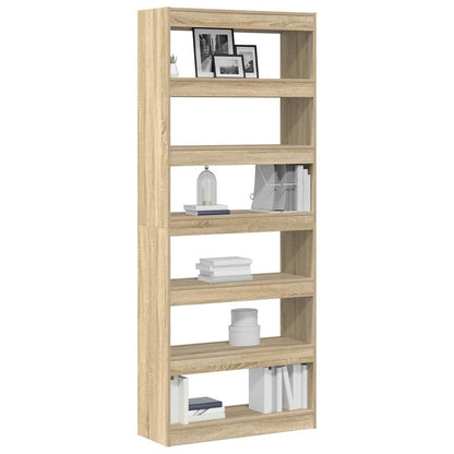 Libreria rovere sonoma 80 x 30 x 198 cm Legno multistrato