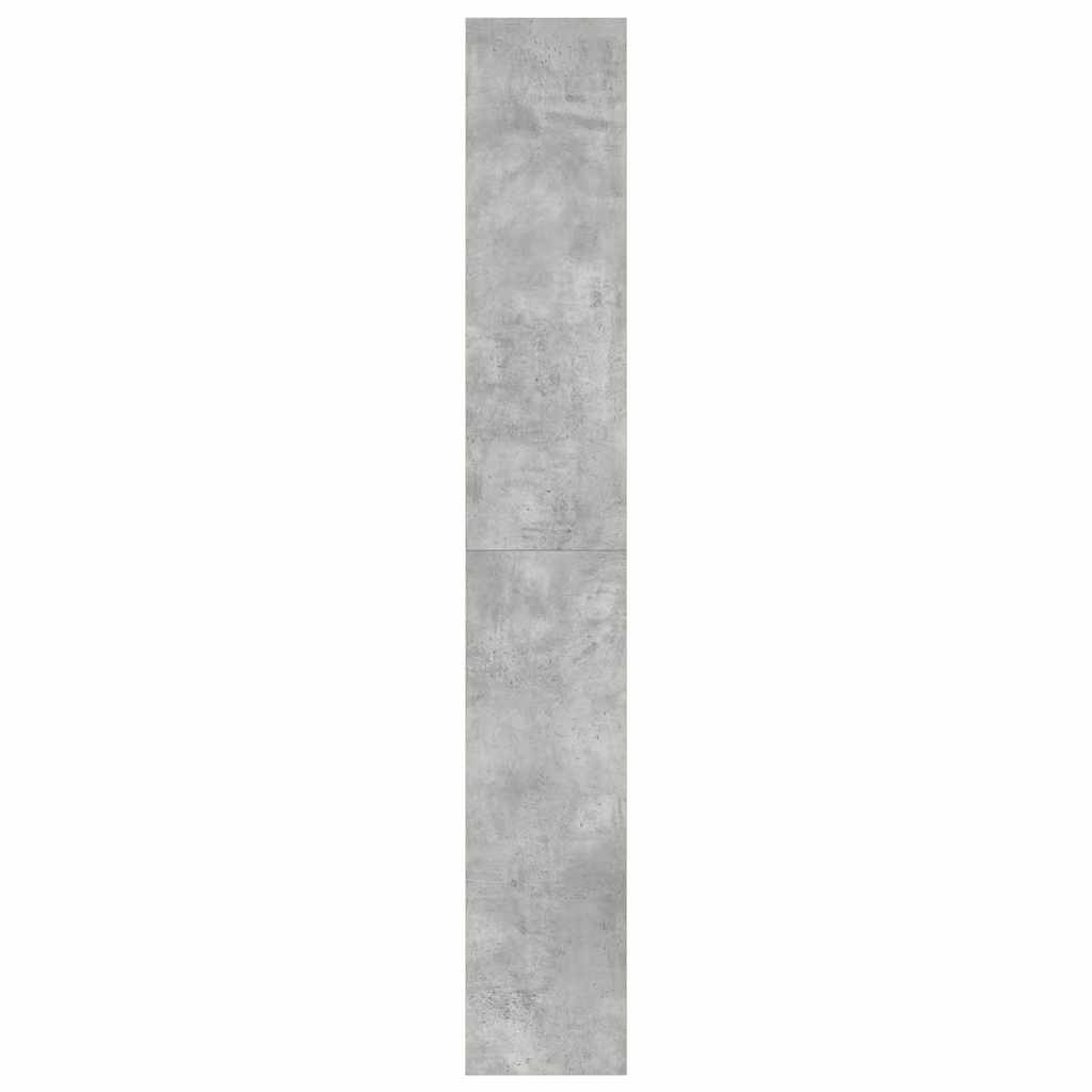 Armadio per Libri Grigio cemento 80 x 30 x 198 cm | homemem39