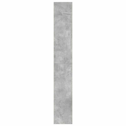 Armadio per Libri Grigio cemento 80 x 30 x 198 cm | homemem39