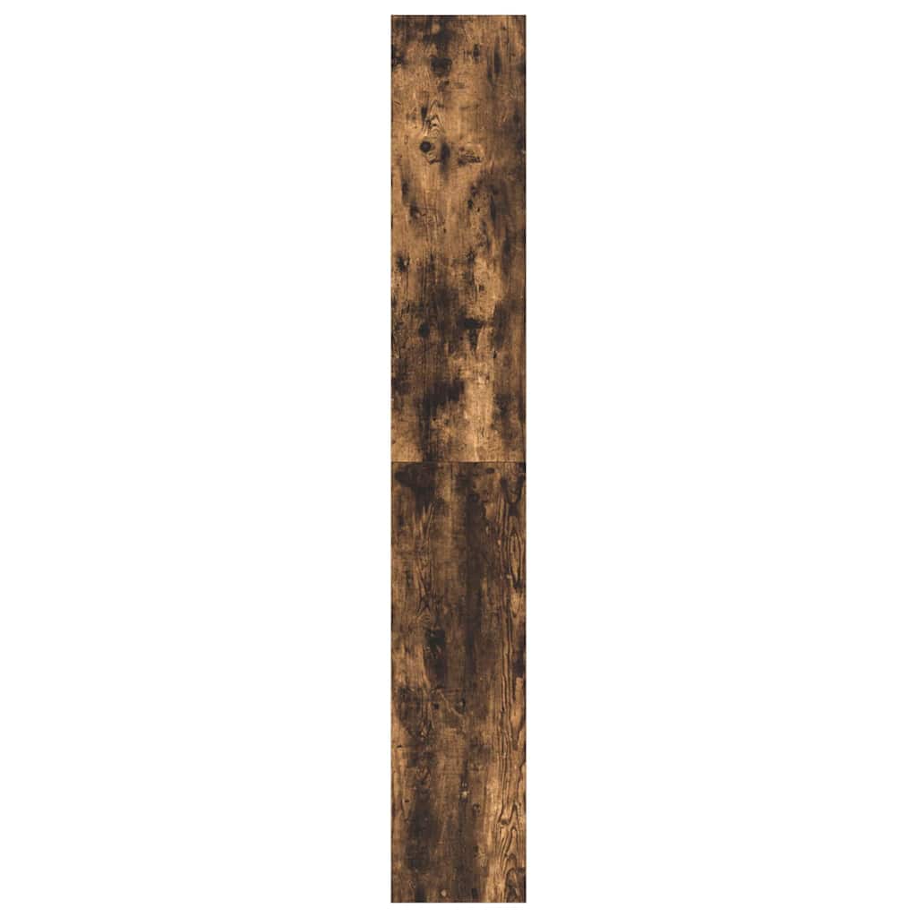 Armadio per Libri con lo scaffale Rovere fumé 80 x 30 x 198 cm | homemem39