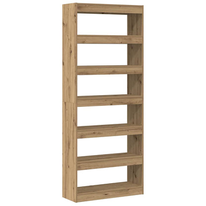 Armadio per Libri 6 livelli 80 x 30 x 198 cm Legno multistrato | homemem39