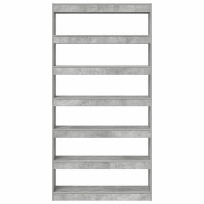 Armadio per Libri Grigio cemento 100 x 30 x 198 cm | homemem39