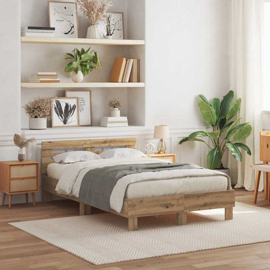 Struttura del letto rovere artigianale 120 x 190 cm