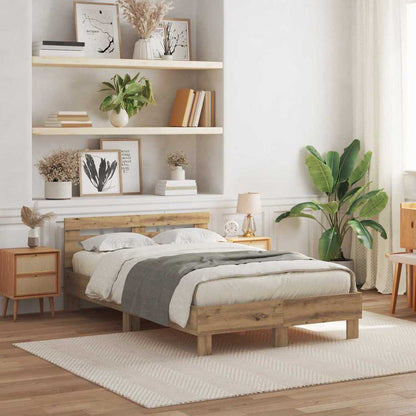Struttura del letto rovere artigianale 120 x 190 cm