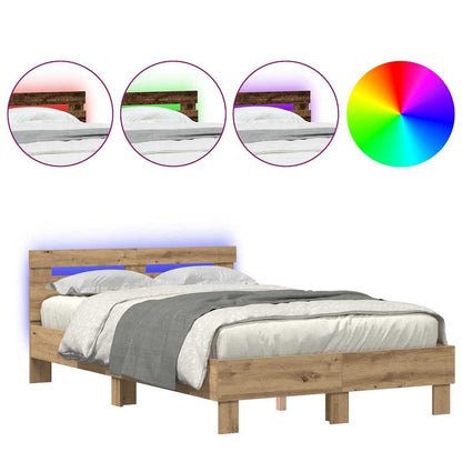 Struttura del letto rovere artigianale 120 x 190 cm