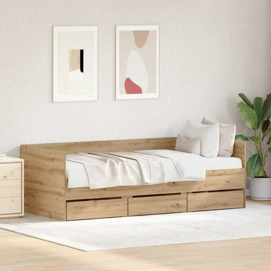Daybed Rovere artigianale 90 x 190 cm Legno multistrato | homemem39