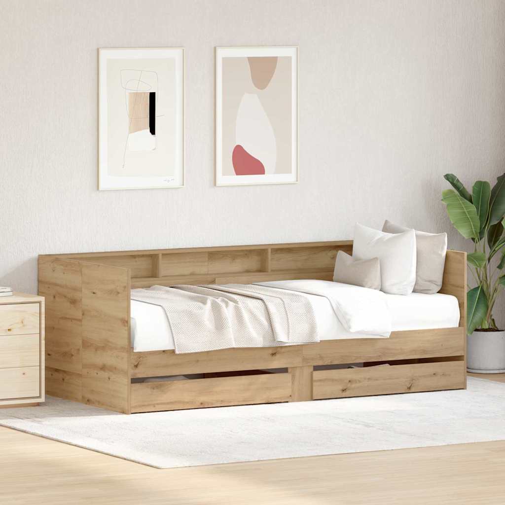 Daybed Rovere artigianale 90 x 190 cm Legno multistrato | homemem39