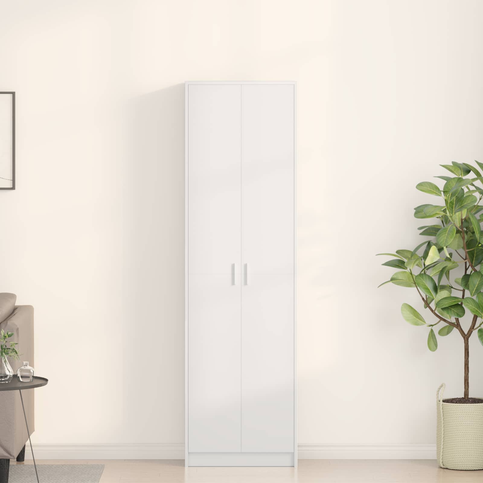 Guardaroba Bianco 55 x 25 x 189 cm Legno ingegnerizzato | homemem39