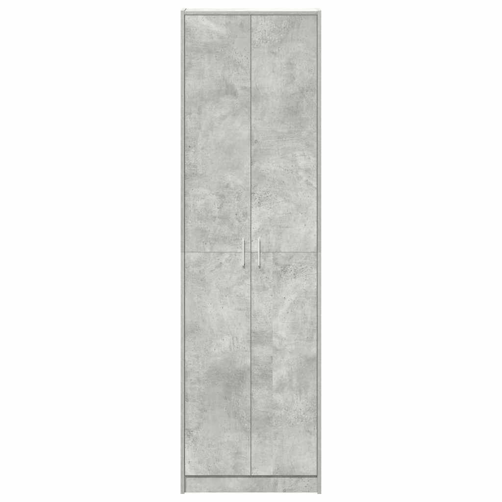 Guardaroba Grigio cemento 55 x 25 x 189 cm Legno multistrato