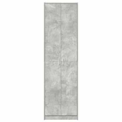 Guardaroba Grigio cemento 55 x 25 x 189 cm Legno multistrato