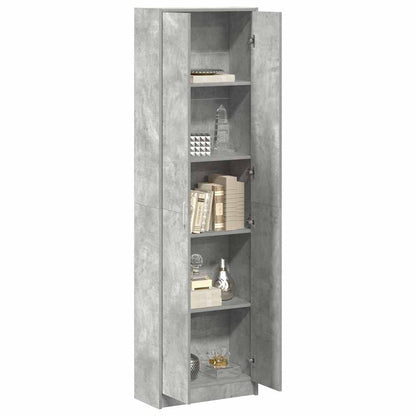 Guardaroba Grigio cemento 55 x 25 x 189 cm Legno multistrato