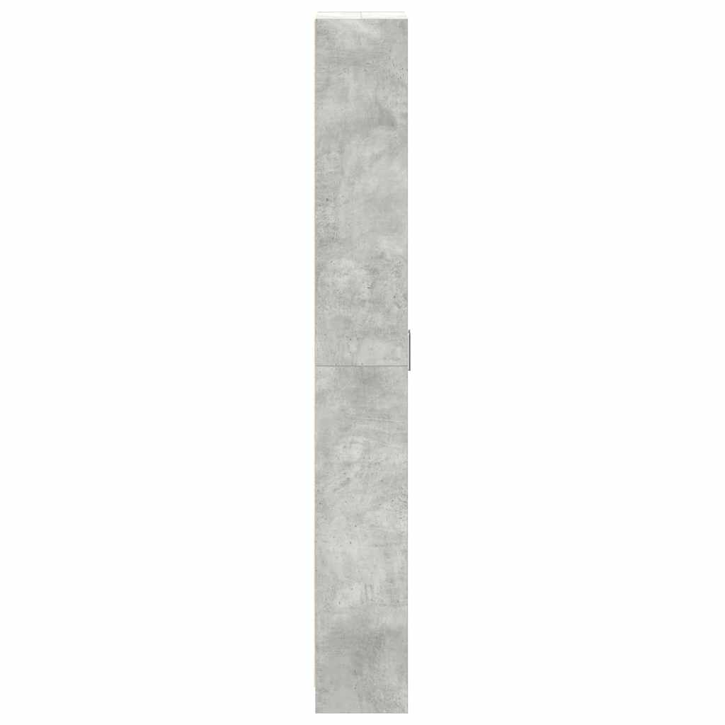 Guardaroba Grigio cemento 55 x 25 x 189 cm Legno multistrato
