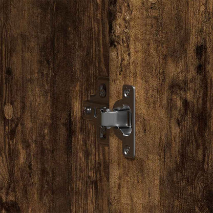 Guardaroba Rovere fumo 55 x 25 x 189 cm Legno multistrato