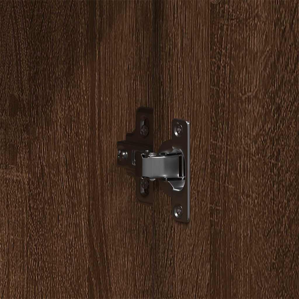 Guardaroba Rovere marrone 55 x 25 x 189 cm Legno multistrato