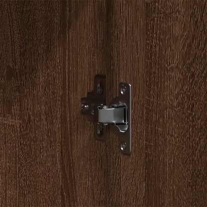 Guardaroba Rovere marrone 55 x 25 x 189 cm Legno multistrato