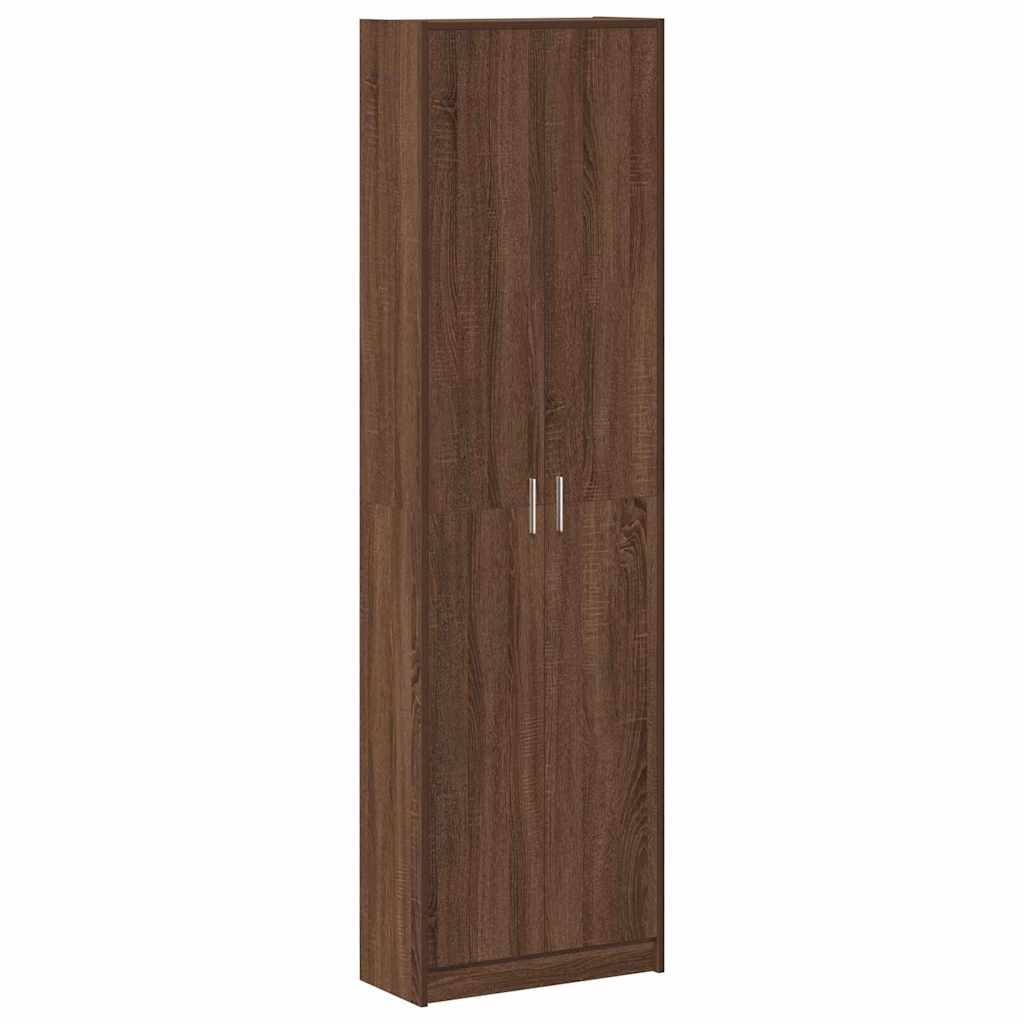 Guardaroba Rovere marrone 55 x 25 x 189 cm Legno multistrato