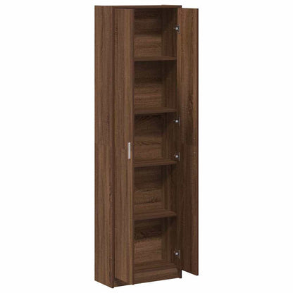 Guardaroba Rovere marrone 55 x 25 x 189 cm Legno multistrato